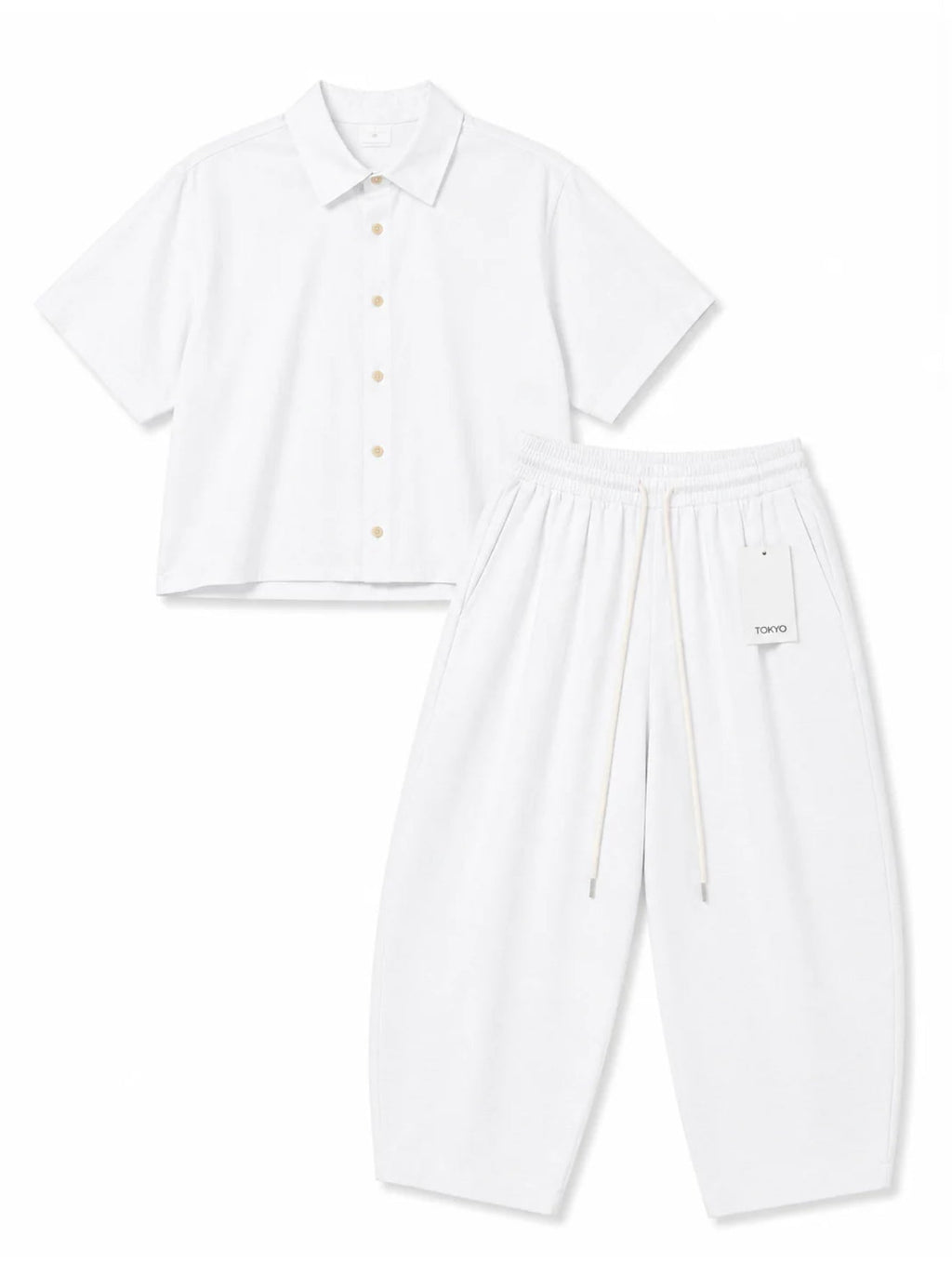 Coordinato Lino Bianco Uomo – Made in Italy