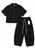 Coordinato Lino Nero Uomo – Made in Italy