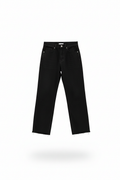 Jeans baggy nero sfondo bianco