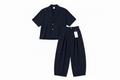 Coordinato Cotone Blu Navy Uomo