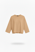 Longsleeve Crop Beige DSTR11
