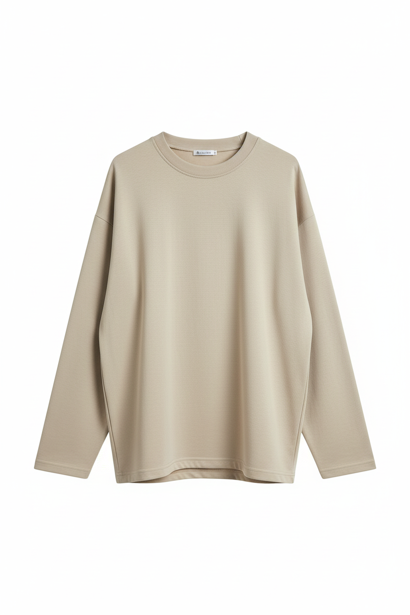 Longsleeve Double – solo orlo piatto