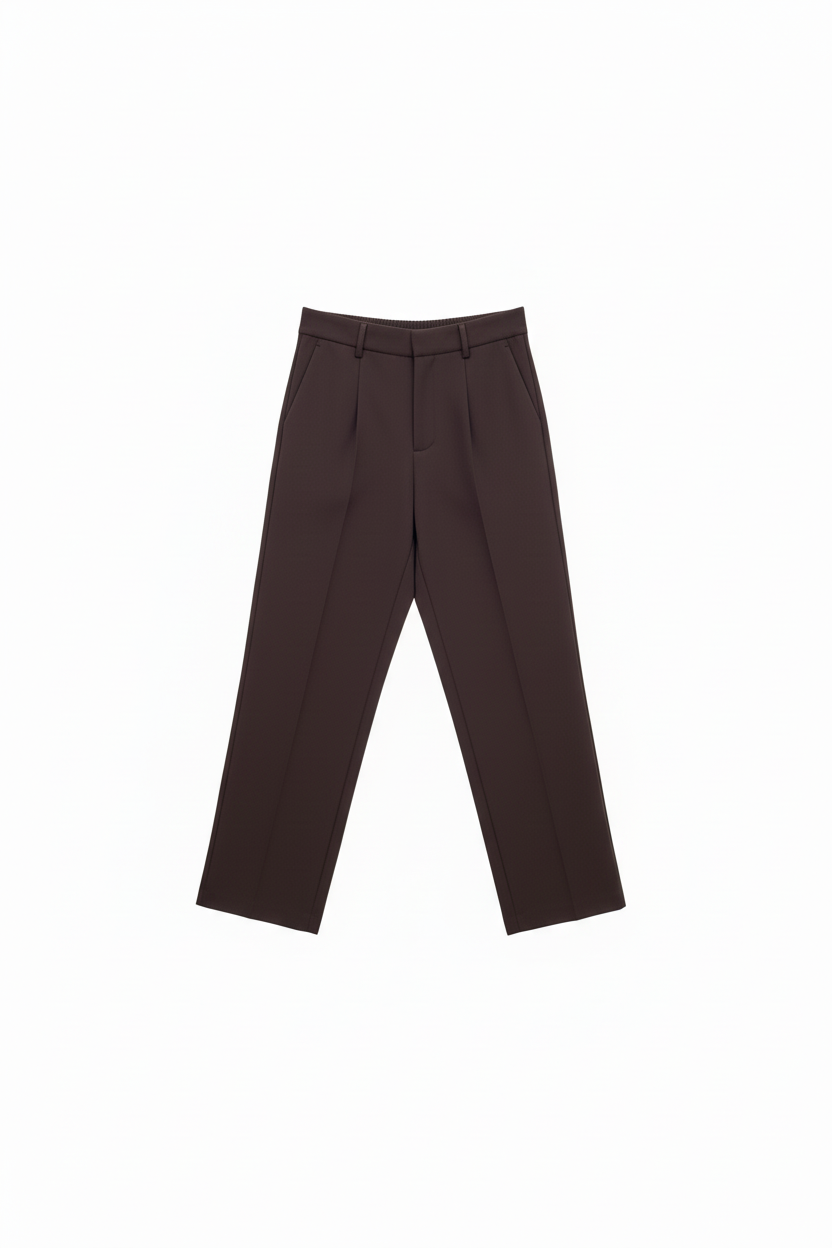 Pantalone Marrone Wide Leg Ghost Mannequin