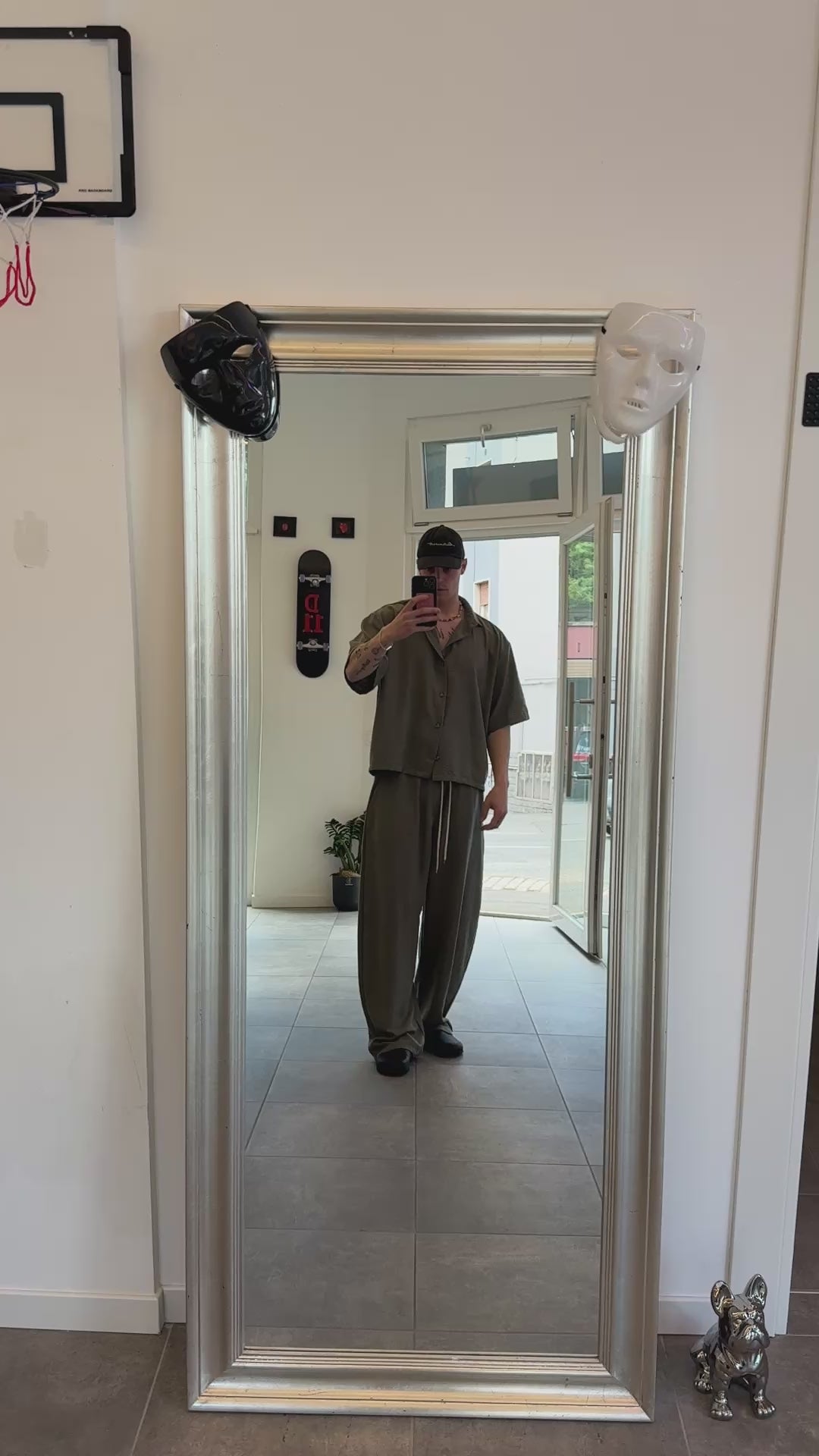 Coordinato Lino Verde Militare Uomo – Made in Italy