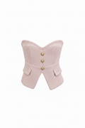 Top Bustier Rosa – Punte Basse