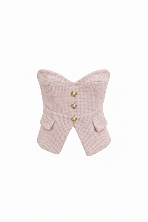 Top Bustier Rosa – Punte Basse